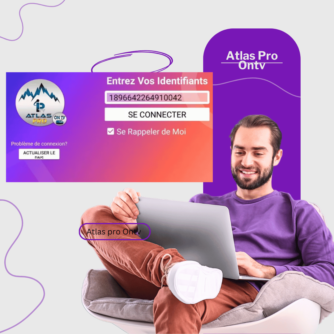 Atlas Pro TV — Interface application IPTV premium avec 20 000+ chaînes